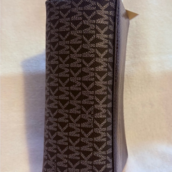 Michael Kors Black and Silver Monogram Pouch - Picture 3 of 4